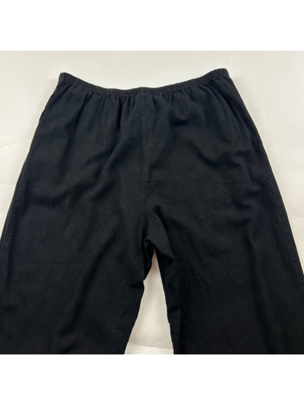 A New Day Black Linen Blend Wide Leg Lounge Pant XXL - Picture 8 of 8